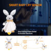 BEREST Baby Cry Sensor Sleep Soother, Heartbeat Bear Blanket Comforter Toy, Reduce Night Time Wake Ups, Helps Newborns Go to Sleep Faster & Stay Asleep Longer, Great Nursery Decor Infants Shower Gifts