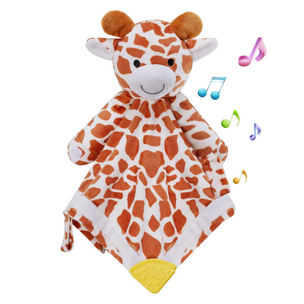 BEREST Baby Cry Sensor Sleep Soother, Heartbeat Bear Blanket Comforter Toy, Reduce Night Time Wake Ups, Helps Newborns Go to Sleep Faster & Stay Asleep Longer, Great Nursery Decor Infants Shower Gifts