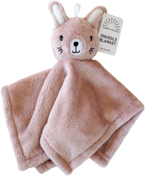 Loveys for Babies - Ultra-Soft Baby Lovey & Security Blankets for Babies, 12x12, Bunny & Bear, Soothing Comforter, Machine Washable, Perfect, Stroller & Bedtime Companion (Brown Bear)