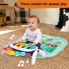 Baby Einstein 4-in-1 Kickin' Tunes Music and Language Play Gym and Piano Tummy Time Activity Mat