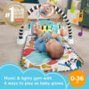 Fisher-Price Baby Playmat Deluxe Kick & Play Piano Gym for Learning & 2 Maracas Soft Rattles for Newborn to Toddler Play Ages 0+ Months