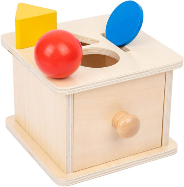 Adena Montessori Play Kit for 3-4 Months Baby,8 in 1 Wooden Learning Educational Toys for Toddler,Include Framed Mirror Book,High-Contrast Cards and More,Christmas Birthday Gift for Boys Girls