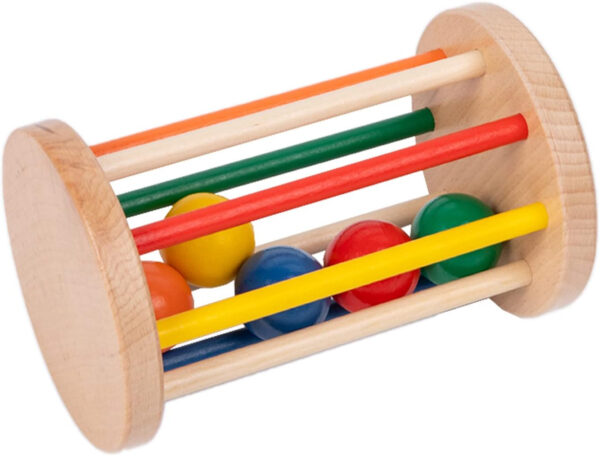 Adena Montessori Play Kit for 3-4 Months Baby,8 in 1 Wooden Learning Educational Toys for Toddler,Include Framed Mirror Book,High-Contrast Cards and More,Christmas Birthday Gift for Boys Girls