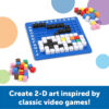 Learning Resources STEM Explorers Pixel Art Challenge - Math Puzzles, Pattern Blocks, Creativity for Kids Sensory Bin, Arts and Crafts, Math Manipulatives, Back to School Must Haves