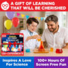 Doctor Jupiter My First Science Kit for Kids Ages 4-5-6-7-8| Birthday Gift Ideas for 4-8-12 Year Old Boys & Girls| Toy Stem Kit with 100+ Experiments| Learning & Educational, Summer Activities