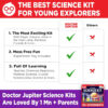 Doctor Jupiter My First Science Kit for Kids Ages 4-5-6-7-8| Birthday Gift Ideas for 4-8-12 Year Old Boys & Girls| Toy Stem Kit with 100+ Experiments| Learning & Educational, Summer Activities