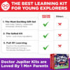 Doctor Jupiter My First Science Kit for Kids Ages 4-5-6-7-8| Birthday Gift Ideas for 4-8-12 Year Old Boys & Girls| Toy Stem Kit with 100+ Experiments| Learning & Educational, Summer Activities