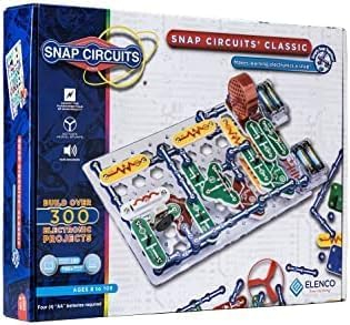 688b1322cdb8a7a86e5f419e25fb35466e7313635b1a3e5a2afd1.jpg Snap Circuits Jr. SC-100 Electronics Exploration Kit, Over 100 Projects, Full Color Project Manual, 28 Parts, STEM Educational Toy for Kids 8 +