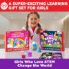 Doctor Jupiter Girls First Science Experiment Kit for Kids Ages 4-5-6-7-8| Birthday Gift Ideas for 4+ Year Old Girls| STEM Learning & Educational Toys