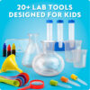 National Geographic Kids Junior Chemistry Set - Complete Early Learning Lab Kit with 50 Science Experiments and 20+ Lab Tools for Kids Aged 4-6