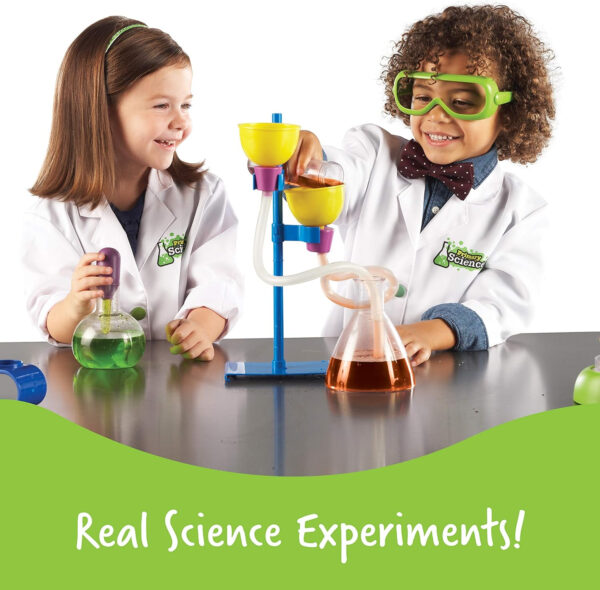 Learning Resources Primary Science Deluxe Lab Set - 45 Pieces, Ages 3+ Preschool Science Kit, STEM Toys, Science Experiments for Kids, Preschool Learning Toys