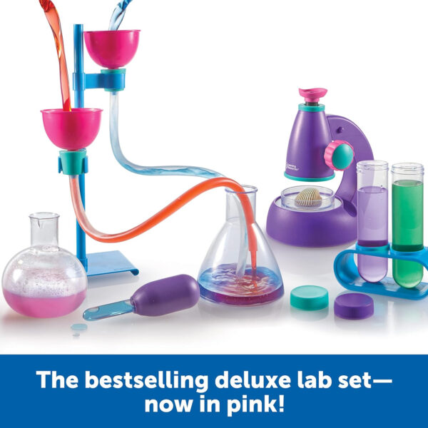 Learning Resources Primary Science Deluxe Lab Set - 45 Pieces, Ages 3+ Preschool Science Kit, STEM Toys, Science Experiments for Kids, Preschool Learning Toys