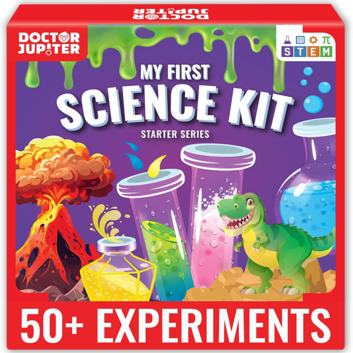 Doctor Jupiter My First Science Kit for Kids Ages 4-5-6-7-8-9-10-11-12 | Birthday Gift Ideas for 4+ Year Old Boys & Girls | STEM Learning & Educational Toys | Preschool Learning, Summer Activities