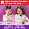 Doctor Jupiter Girls First Science Experiment Kit for Kids Ages 4-5-6-7-8| Birthday Gift Ideas for 4+ Year Old Girls| STEM Learning & Educational Toys