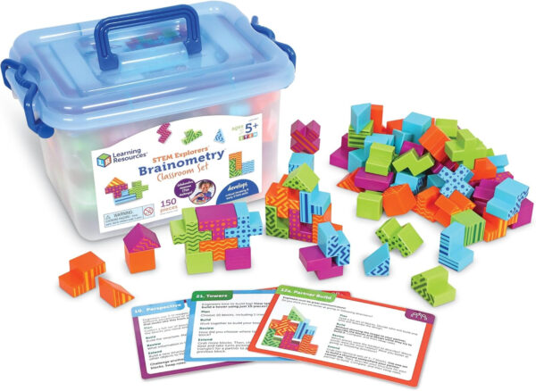 688b15ca241633bcff466cccc4a687e9cd12703c8c86e1207885e.jpg Learning Resources STEM Explorers Brainometry - 3d Puzzle, Brain Games, Brainteaser, Building Logic Toys, Gifts For Boys and Girls, Fine Motor Skills , Math Manipulatives, Back to School