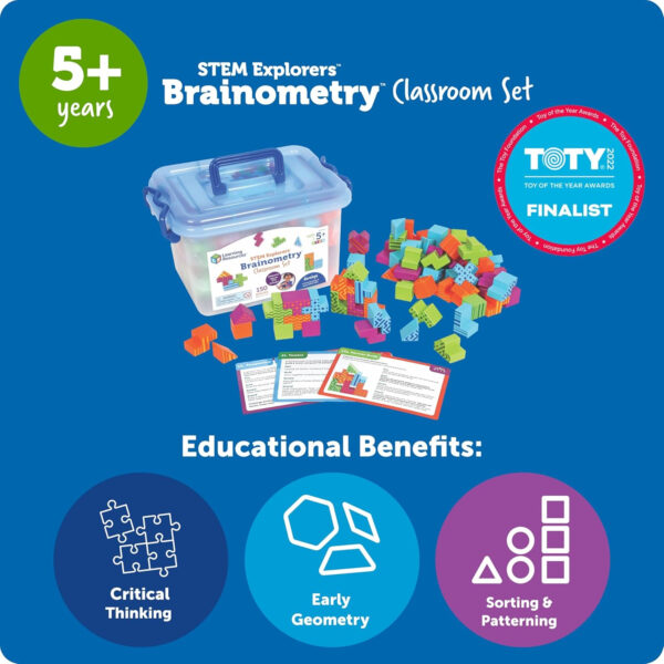 688b15cf9868ffb5f184e479aac983627a7ec8b1371cf77a15db2.jpg Learning Resources STEM Explorers Brainometry - 3d Puzzle, Brain Games, Brainteaser, Building Logic Toys, Gifts For Boys and Girls, Fine Motor Skills , Math Manipulatives, Back to School