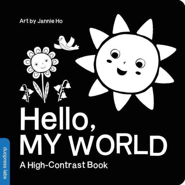 High Contrast Baby Book Set: 4 Board Books for Newborns