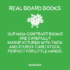 High Contrast Baby Book Set: 4 Board Books for Newborns