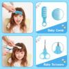 Baby Grooming Kit, Infant Safety Care Set with Hair Brush Comb Nail Clipper Nasal Aspirator,Baby Essentials Kit for Newborn Girls Boys