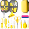 Baby Grooming Kit, Infant Safety Care Set with Hair Brush Comb Nail Clipper Nasal Aspirator,Baby Essentials Kit for Newborn Girls Boys