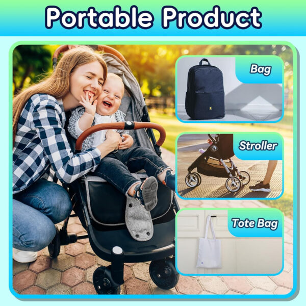 Baby Healthcare and Grooming Kit, 14 in 1 Baby Safety Set Newborn Nursery Health Care Set with Hair Brush Scale Nail Clippers for Baby Girls Boys (14 Kits Grey White)