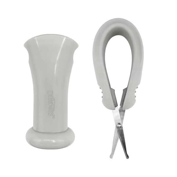 Dr. Brown's Baby Care Essentials Kit, Nail Scissors with Case, Nasal Aspirator, Cradle Cap Brush and Comb, BPA-Free