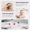 Baby Grooming Kit,Baby Health Care Kit,Baby Brush Soft Bristles 5 pcs Baby Nail Kit Nursery Care Kit Baby Hair Brush Hair Comb Nail Kit Safety Cutter Nail Clipper Set Pink