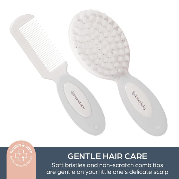 Dreambaby Essential 10pc Baby Grooming Kit, Newborn Safety Care Set with Brush, Comb, Toothbrush, Nail Clippers, Nail Scissors, Emory Boards and Storage Case