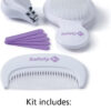 Safety 1st Deluxe Baby Healthcare and Grooming Kit, Arctic Blue, Newborn Baby Essentials, One Size, 25 Pieces