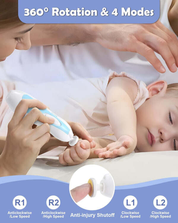 Lictin Baby Healthcare and Grooming Kit, 31 in 1 Baby Electric Nail Trimmer Set, Newborn Nursery Care Kit, Baby Essentials with Nail Clippers, Medicine Dispenser, Infant Comb, Brush