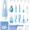 Lictin Baby Healthcare and Grooming Kit, 31 in 1 Baby Electric Nail Trimmer Set, Newborn Nursery Care Kit, Baby Essentials with Nail Clippers, Medicine Dispenser, Infant Comb, Brush