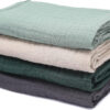 Baby Muslin Swaddle Blankets for Boys and Girls,4-Pack Breathable and Skin-Friendly,Wrap Soft Silky Cotton Muslin Swaddle Blankets/Atrovirens/Green/Apricot White/Grey…