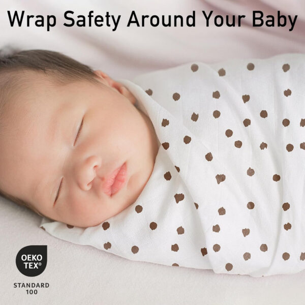 GLLQUEN BABY Receiving Blanket Boy Cotton Muslin Swaddle Blankets Girl Newborn Squares Breathable & Soft Thin Baby Blankets Cloths Double Absorbent Infant Swaddling Wrap - 6 Pack (Sun)