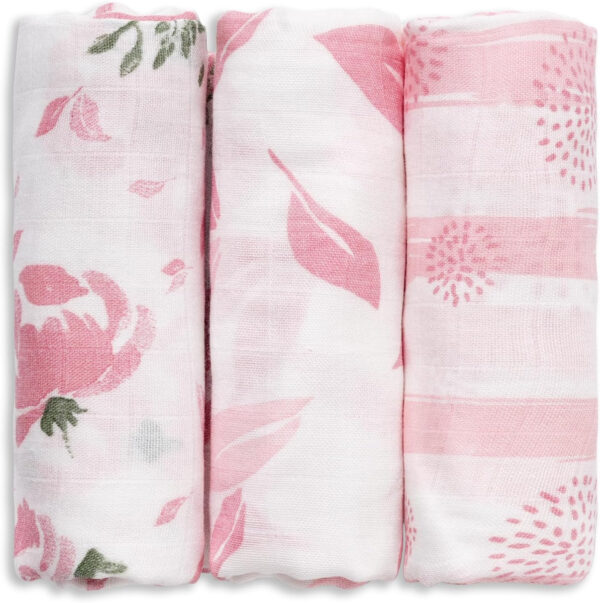 GLLQUEN BABY Receiving Blanket Boy Cotton Muslin Swaddle Blankets Girl Newborn Squares Breathable & Soft Thin Baby Blankets Cloths Double Absorbent Infant Swaddling Wrap - 6 Pack (Sun)