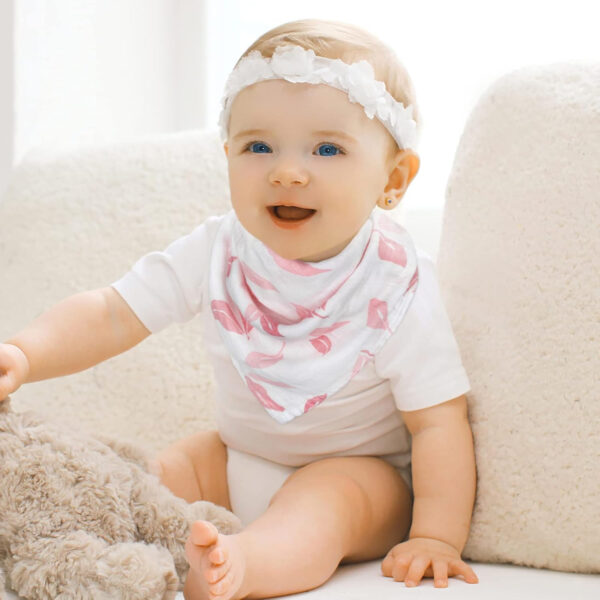 GLLQUEN BABY Receiving Blanket Boy Cotton Muslin Swaddle Blankets Girl Newborn Squares Breathable & Soft Thin Baby Blankets Cloths Double Absorbent Infant Swaddling Wrap - 6 Pack (Sun)