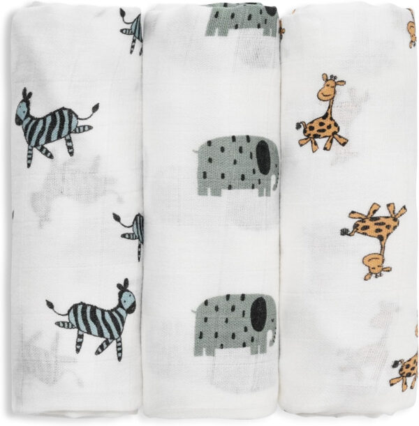 GLLQUEN BABY Receiving Blanket Boy Cotton Muslin Swaddle Blankets Girl Newborn Squares Breathable & Soft Thin Baby Blankets Cloths Double Absorbent Infant Swaddling Wrap - 6 Pack (Sun)