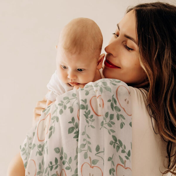 GLLQUEN BABY Receiving Blanket Boy Cotton Muslin Swaddle Blankets Girl Newborn Squares Breathable & Soft Thin Baby Blankets Cloths Double Absorbent Infant Swaddling Wrap - 6 Pack (Sun)