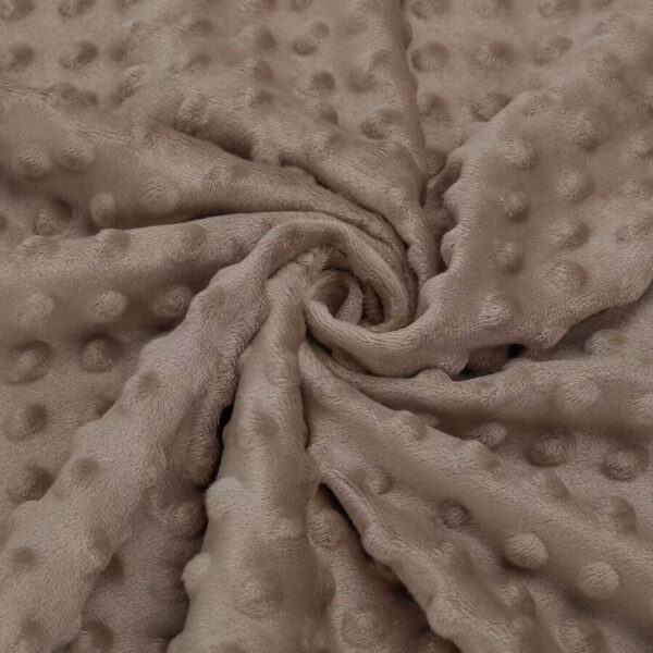 BOPRIO Baby Blankets for Unisex Boys Girls, Super Soft Nursery Minky Blankets with Baby Elephant Design and Dotted Fleece Backing, Printed Bed Throws Newborn