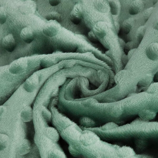 BOPRIO Baby Blankets for Unisex Boys Girls, Super Soft Nursery Minky Blankets with Baby Elephant Design and Dotted Fleece Backing, Printed Bed Throws Newborn