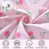david's kids 100% Cotton 3 Pack Baby Swaddle Wrap for 0-3 Months, Soft Breathable Swaddle Blanket for Newborn Infant, Adjustable Baby Wrap Sleep Sacks for Girls, Newborn Essentials, Floral