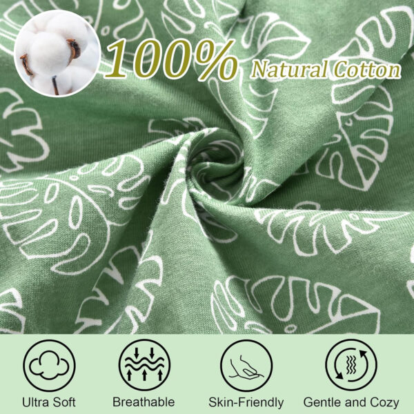 david's kids 100% Cotton 3 Pack Baby Swaddle Wrap for 0-3 Months, Soft Breathable Swaddle Blanket for Newborn Infant, Adjustable Baby Wrap Sleep Sacks for Girls, Newborn Essentials, Floral