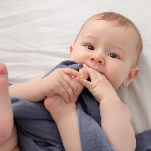 Muslin Swaddle Blankets for Boys and Girls, Soft Cotton Baby Swaddle Blankets for Unisex, 47 X 47 inches Muslin Swaddles, 4 Pack Leaves & Warmth Colors