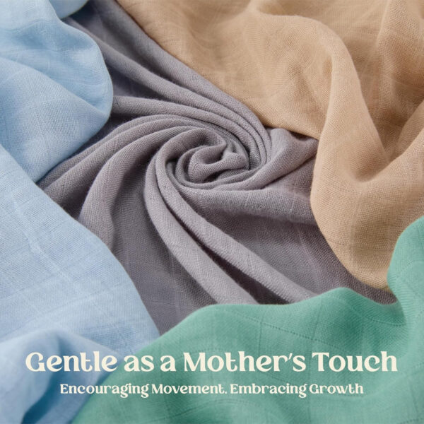 Muslin Swaddle Blankets - 4 Pack | Muslin Baby Blanket for Newborn Boy/Girl | Soft&Breathable Receiving Blankets | Newborn Swaddle Blanket (47" x 47")| Baby Essentials,Registry & Gift- Desert Dreams