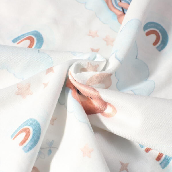 Ylsteed Baby Swaddle Blanket and Headband Set, Newborn Receiving Blanket Swaddle Wrap for Girls and Boys, Swaddling Blankets Neutral for Newborn， Soft and Skin-Friendly 32 * 32 inches (Blue Leaves)