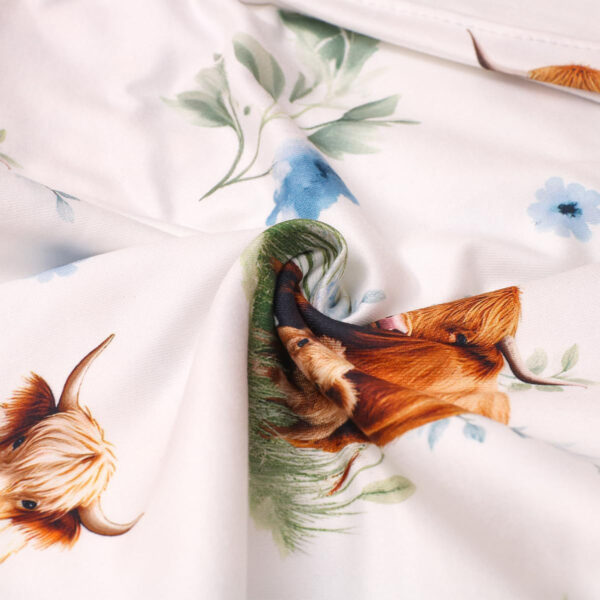 Ylsteed Baby Swaddle Blanket and Headband Set, Newborn Receiving Blanket Swaddle Wrap for Girls and Boys, Swaddling Blankets Neutral for Newborn， Soft and Skin-Friendly 32 * 32 inches (Blue Leaves)