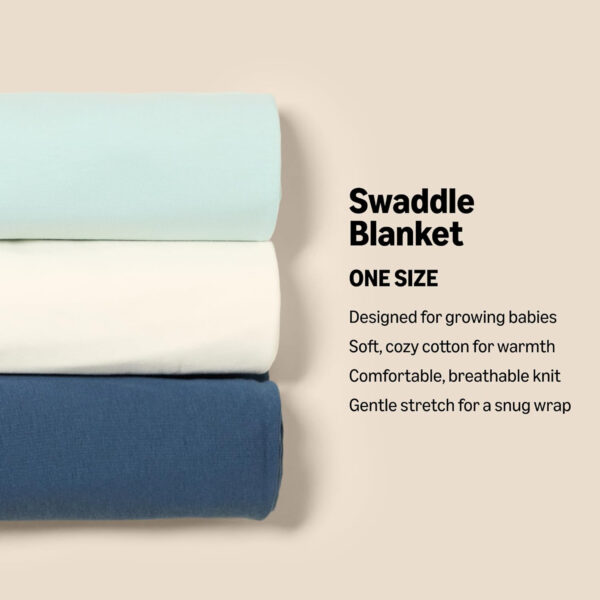 Amazon Essentials x Sofia Grainge Unisex Babies' Swaddle Blanket, Pack of 3