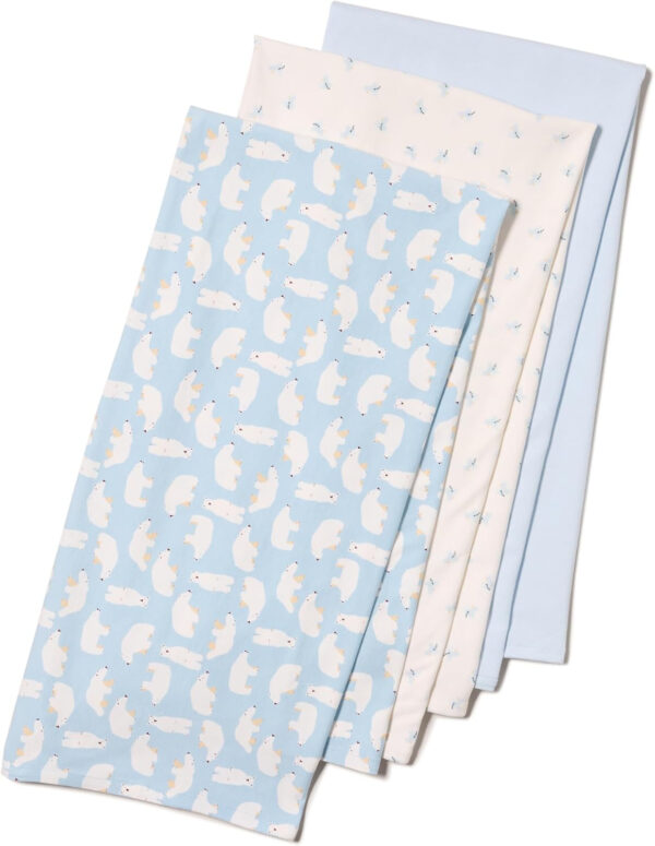 Amazon Essentials x Sofia Grainge Unisex Babies' Swaddle Blanket, Pack of 3