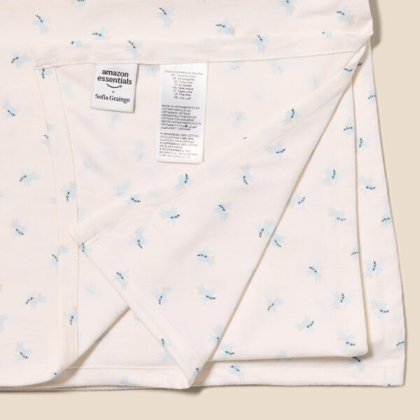 Amazon Essentials x Sofia Grainge Unisex Babies' Swaddle Blanket, Pack of 3