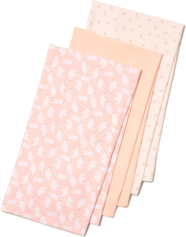Amazon Essentials x Sofia Grainge Unisex Babies' Swaddle Blanket, Pack of 3