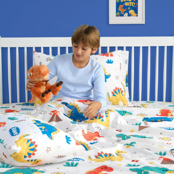 688b9ce880cc7c484a08e1e41bf05ec1db823ac5c87218f0cfbf6.jpg Joiedomi Kids Twin Sheet Set Unicorn - 3 Piece Soft Microfiber Bed Sheets - Deep Pocket Wrinkle Free, Cozy Toddler Bedding Set, Fade Resistant Breathable for Boys Girls Teens